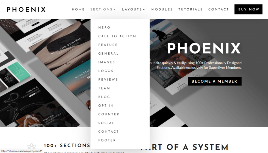 Phoenix Divi theme