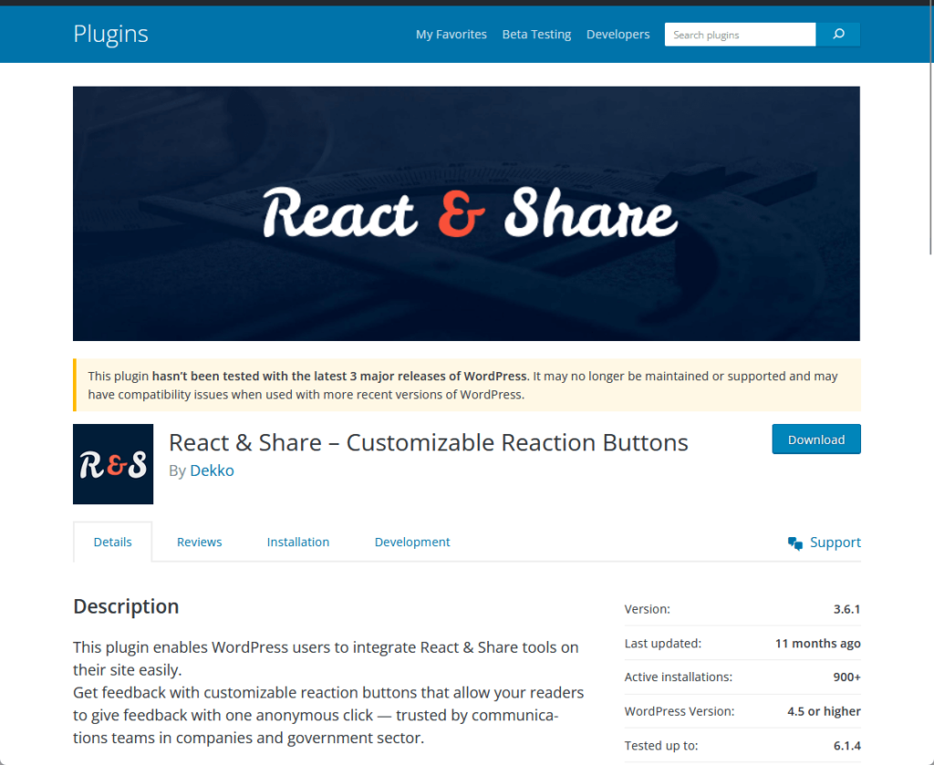 React & Share β Customizable Reaction Buttons