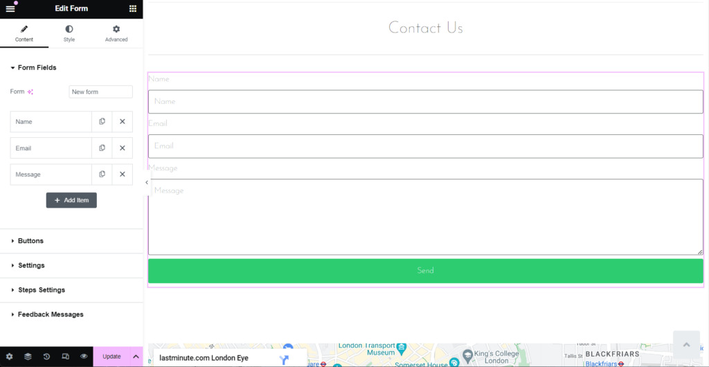 JupiterX Form builder